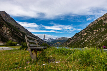 Lago di Livigno in Italien