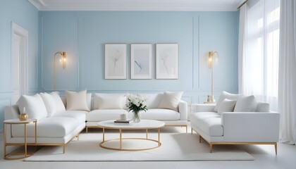 Photo interior modern design room 3d illustration