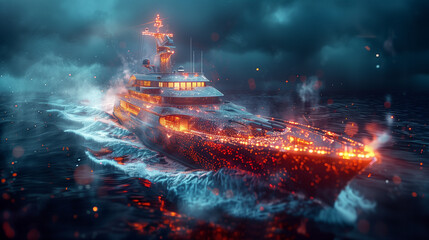 Navy warship