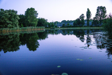 Jeziorko z pięknym widokiem