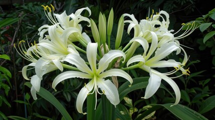 Hymenocallis speciosa Native to the Windward Islands cultivated as an ornamental plant