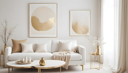 Photo interior modern design room 3d illustration
