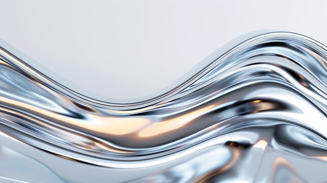 An abstract background with smooth, metallic gradients and subtle highlights, high-resolution photo, realistic photo, cinematography, hyper realistic