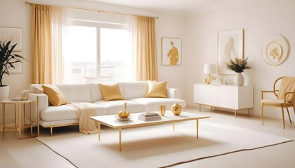 Photo interior modern design room 3d illustration