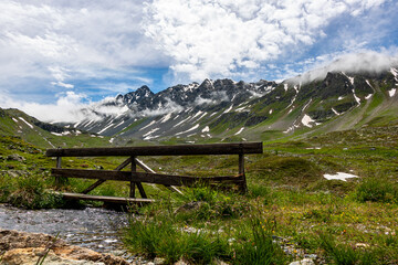 Flüelapass in der Schweiz
