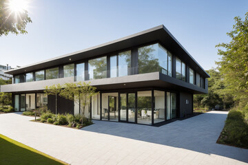"Colorful Modern Architecture in Sync with Nature"
