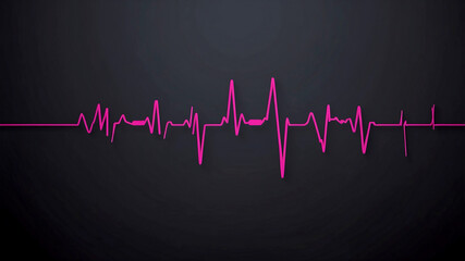 Heartbeat pule line illustration background isolated