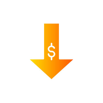 low pricee cost gradient icon