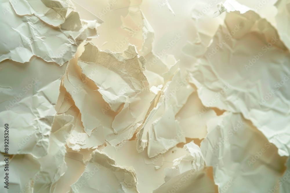 Aufkleber A detailed view of a blank sheet of white paper, suitable for use in presentations or as a design element