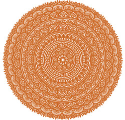 Signs and symbols. Circle pattern lotus or flower mandala art design. beauty, fashion, geometry, colorful, fashion.