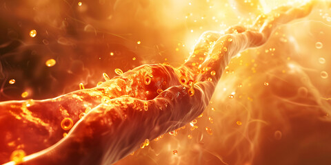 Cholesterol, metabolism, fat lipid and blood body work properly 