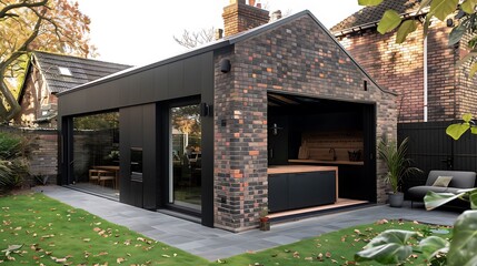 Home office garage conversion