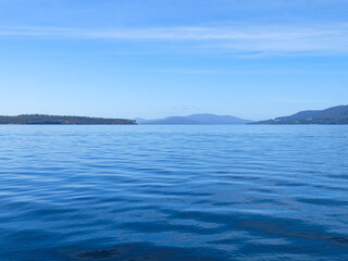 Crystal clear water sea ocean beach stop along the way to Freycinet national park, Tasmania,...