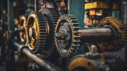 The hum of machinery harmonized with the chorus of progress, a symphony of creation