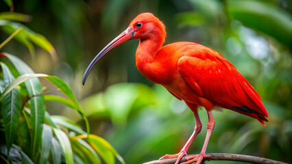 Scarlet Ibis bird animal