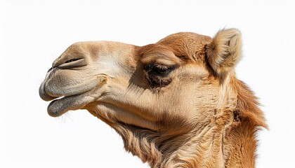 Obraz premium camel isolated on white