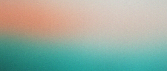 Soothing Sunrise Gradient: Soft Coral to Aqua Blue Transition Background
