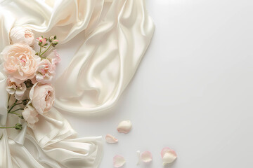 Fototapeta premium Wedding and betrothal card, generated ai