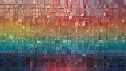 gradient illustration of glass box with various beautiful colors made by AI generative