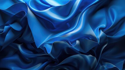 Fototapeta premium 3D Abstract blue background