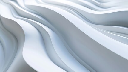 Obraz premium 3D abstract white background