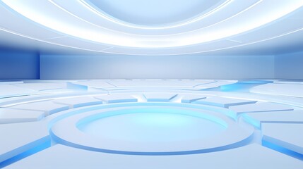 Fototapeta premium 3d rendering of yellow and black abstract geometric background. Scene for advertising, technology, showcase, banner, game, sport, cosmetic, business, metaverse. Sci-Fi Illustration. Product display