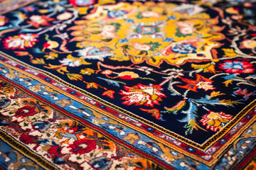 Richly Detailed and Vibrant, Handcrafted Persian Carpet - An Expression of Oriental Artistry and Craftsmanship