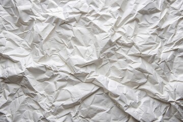 Obraz premium White crumpled and creased wrinkled paper