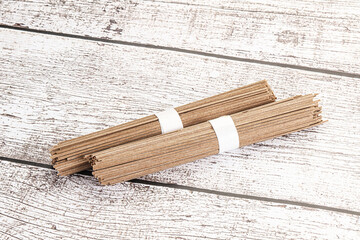 Asian aw soba bukwheat noodle