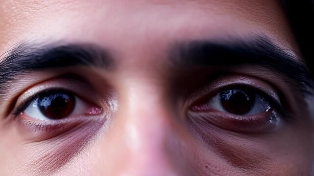 The rapid blinking of eyes as someone tries to process and make sense of the electrifying moment they just experienced.