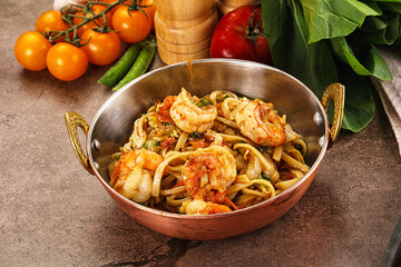 Pad Thai - noodles with prawn