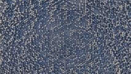 Abstract 3D white cubic pattern forming a textured surface.