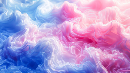 Fototapeta premium Pastel colored fabric forming abstract shapes and swirls