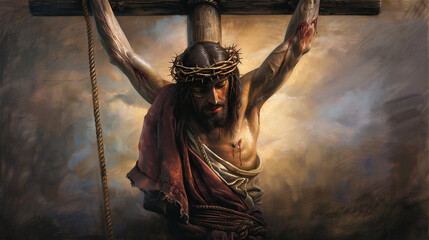 Bible series-Illustration of Jesus on the Cross