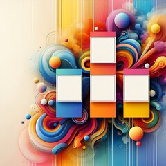 Colorful Wishing Card with Date Fields