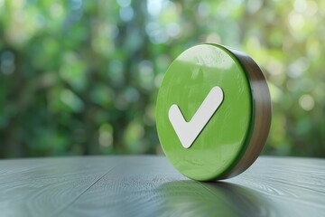 Quality Assurance. A product with a quality assurance certificate and a green tick icon. 