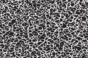 Classic Black and White Overlay Texture on White Monochrome Vector Art