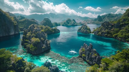 Aerial view of Philippines