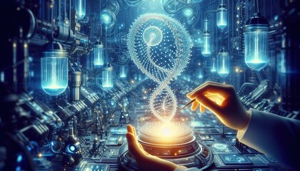 Fototapeta premium A universe of science experiments