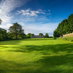 Obraz premium British green grass, AI generated