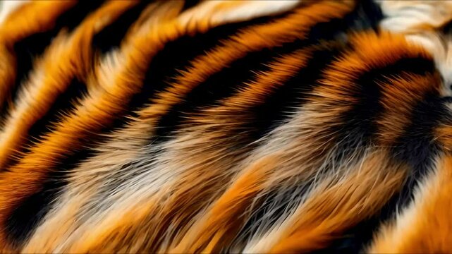  close up of tiger fur background