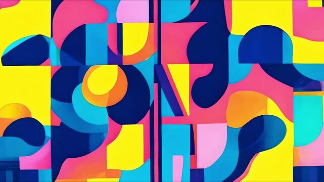 Colorful vibrant vector collection of memphis seamless patterns. 