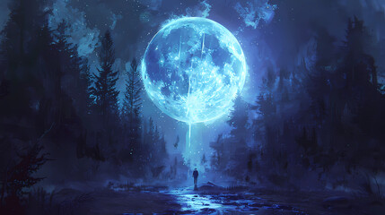the moon