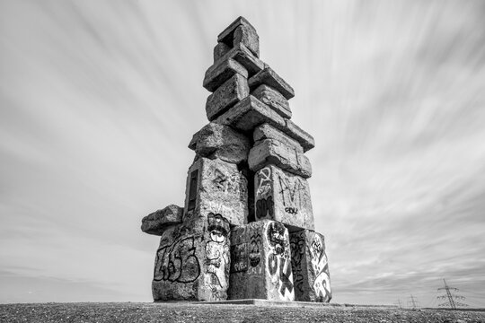 Himmelstreppe, Halde Rheinelbe, Gelsenkirchen (Ruhrgebiet)