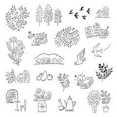 ペン画モチーフ