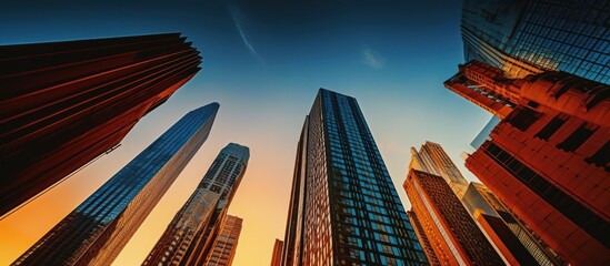 Skyscrapers in the Golden Hour