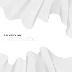 Hand Draw Vector Wavy Lines Background Simple.eps