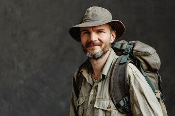 Fototapeta premium Portrait of Archaeologist