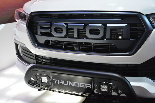 Foton thunder ev at Manila International Auto Show in Pasay, Philippines
