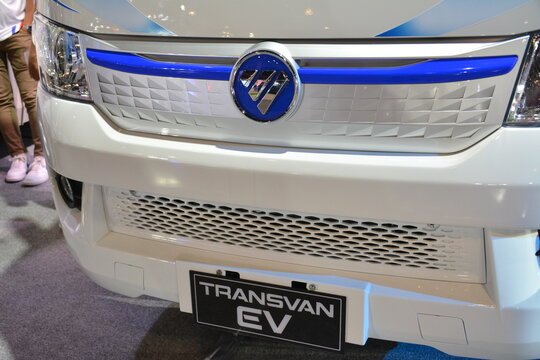 Foton transvan ev at Manila International Auto Show in Pasay, Philippines